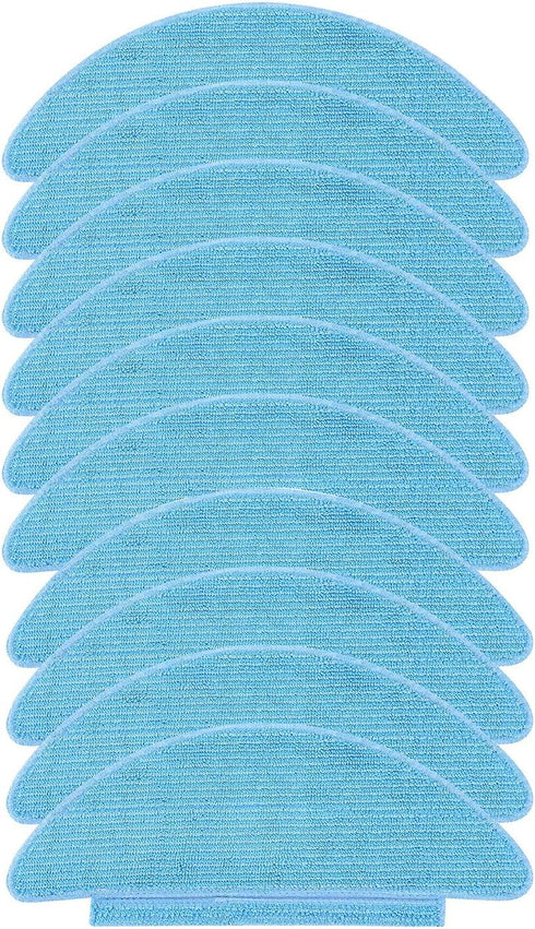 10 Pack Replacement Vacuum Mop Cloth Pads for Lubluelu SL60D SG60 SL61 Robotic Vacuum Cleaner, Reusable Cleaning Floor Microfiber Soft Pad...