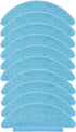 10 Pack Replacement Vacuum Mop Cloth Pads for Lubluelu SL60D SG60 SL61 Robotic Vacuum Cleaner, Reusable Cleaning Floor Microfiber Soft Pad...