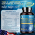 Triple Omega 3 6 9, Fish Oil 2400mg Softgels with Vitamin D3 & E - EPA & DHA & ALA - Supports Heart, Brain, Joint & Immune Health, Sustainably Sou...