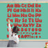 260Pcs Glitter Red Bulletin Board Letters for Classroom 4” Letter Combo Pack Set Numbers Alphabet Poster Board with Adhesive Dots Punctuation Symb...