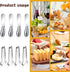 Spreader Knife Set,8-Piece Cheese and Butter Spreader Knives,Mini Serving Tongs,Stainless Steel Multipurpose Butter Knives Used for Cheese, Cold B...