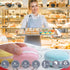 HOTPOP Piping Bags and Tips Set for Macarons - 17-Piece Baking Supplies Kit - Reusable Silicone Pastry Bags - 2 Half-Size Baker Mats - Ideal for H...
