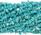 90 Inches Howlite Turquoise Irregular Shaped Crystal and Healing Tumbled Chip Stone Beads for Jewelry Making...