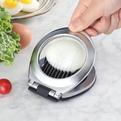 New Star Foodservice 42634 Heavy Duty Egg Slicer with 3 Slicing Styles (Hand Wash Only)...