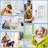 Chore Chart for Kids Sliding Routine Chart ADHD Tools for Kids to Do List Checklist Routine Planning Board for Fridge with Magnetic Marker and Des...