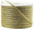 Nylon Taffeta Metallic Ribbon, 100 Yards, 1/8-inch - Gold...
