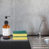 Water Absorbing Stone Tray for Sink, Diatomite Bathroom Tray Quick Dry Dish Soap Holder Kitchen Sink Organizer for Modern Home Decor - Light Grey...