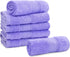Cleanbear Wash Cloths Cotton Facecloths, Large Face Cloths 6 Ultra-Soft Washcloths for Bathroom and Guestroom, Fade-Resistant Face Towels 13 by 13...