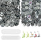 800 PCS Button Maker Supplies, 25mm / 0.98 inch Button Supplies Button Parts, Approx. 1 inch Metal Blank Button Badge Parts with Blank Paper for B...