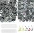 800 PCS Button Maker Supplies, 25mm / 0.98 inch Button Supplies Button Parts, Approx. 1 inch Metal Blank Button Badge Parts with Blank Paper for B...