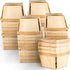 One Pint Wooden Berry Baskets (10 Pack) – For Fruit Picking, Arts, Crafts, and Decor; 4” Square Vented Wood Boxes...