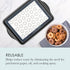 Chicago Metallic Silicone Pastry Mat with Measurements,, Baking Mat with Cookie Marks Gray 16.5x11.5 Inch...