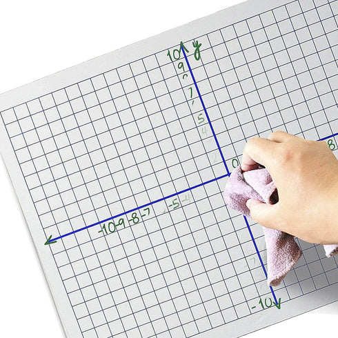 2 Pack Dry Erase XY Axis Lap Board 9”X12” | Interactive Learning Coordinate Grid Whiteboard (Double Sided)...