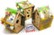 Matty's Toy Stop Paint Your Own Small Wooden Birdhouses (Includes Paints & Brushes) Gift Set Bundle - 3 Pack...