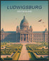 Posterizer 1 pcs-Ludwigsburg Deutschland Travel Poster-Adventure Wall Art-GIft for Men Women Teens-Decor for Home & Office- unframed wall art...