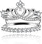 Uloveido Women's Platinum Plated Cubic Zironica Princess Crown Wedding Engagement Rings Guard Wraps and Enhancers Y480...