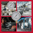 Winters 2-1/2" Dial Size, Liquid Filled Industrial Pressure Gauge, Brass Internals, 304 Stainless Steel Case, Single Scale 0-60 psi, 1.5% Acc, 1/4...
