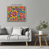 Posterizer 1 pcs- psychedelic funky hippie colorful flowers 1-Fantasy & Fiction Art-Retro Art- Living Room Bedroom Decor- unframed wall art...