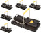 12 Pack Mouse Traps (Standard Size), Indoor/Outdoor, Reusable, EZ Set-Up, Stainless Steel Spring, Tough ABS Body, Bait Cup. Finger Saver Design, B...