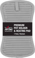All-Clad Premium Pot Holder & Hot Pad: Heat Resistant to 500 Degrees - 100% Cotton, 10"x6.25" Hot Pad for Kitchen and Barbeque, (1-Pack), Titanium...