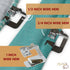 Madam Sew Rolled Hem Presser Foot Set – 3 Piece Wide Hemmer Foot Kit Includes 1/2”, 3/4" and 1” Presser Feet – Compatible with Most Models of Sing...