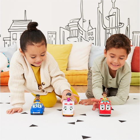 Disney Junior Firebuds, Violet and Axl, Action Figure and Ambulance Toy with Interactive Eye Movement, Kids Toys for Boys and Girls Ages 3 and up...