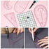 4 PCS Sewing Ruler Clear Metric French Curve Ruler - Flexible Plastic Sewing Measure Tool for Pattern Making & Design DIY Dress Clothing, Ideal fo...