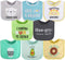 The Peanutshell Baby Boy or Girl Terry Bibs Set of 8-100% Cotton, Soft, Absorbent Baby Bibs, Unisex Toddler Boy or Girl Set, Newborn & Infant - Ha...