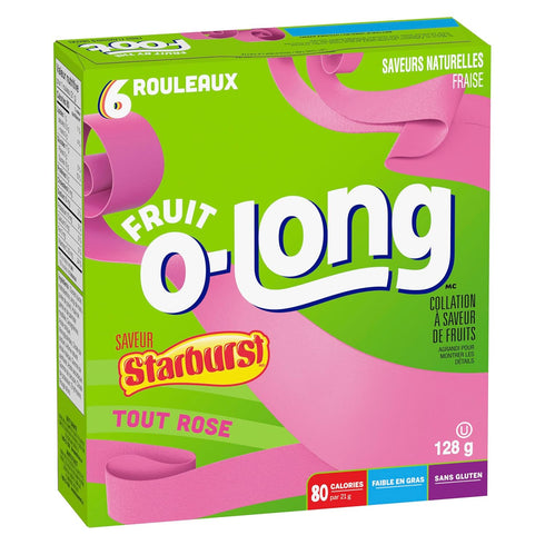 Betty Crocker, Gluten Free, Fruit by The Foot, Starburst All Pink, 6 Count, 128g/4.5oz,(Box) (Imported from Canada)...