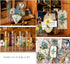 EAMOTOL Vintage Aesthetic Floral Journals Stickers - 100PCS PET Transparent Blue Flowers Plant Materials Scrapbooking Supplies for Daily Planner B...