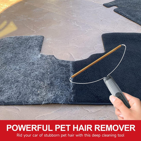 Pet Hair Remover Pro, Dog Cat Hair Remover, Portable Lint Cleaner, Fur Removal Rake Tool, Carpet Scraper, Fuzz Rollers Hairball Shaver Brush for C...