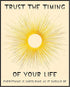Posterizer 1 pcs-positive spiritual message-trust the timing-Quotes and Poems Gift For Buddhism Meditation philosophy Fans- unframed wall art...