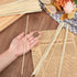 OLYCRAFT 100Pcs Unfinished Wooden Strips 11.8 inch Long Round Wood Sticks 3mm Round Dowels Strips Wooden Dowel Rod Natural Wood Sticks Model Acces...