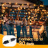 Ollny 25FT Outdoor String Lights, Waterproof Connectable Shatterproof Outside Light with 13 Edison + 1 Spare LED Bulbs Plug in, Patio Lights for I...