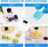 20ml Clear Glass Vials with Screw Caps and plastic Stoppers,Small Lab Sample Vials with Lids, Leak-Proof Liquid Storage Empty Vial. 20PCS...