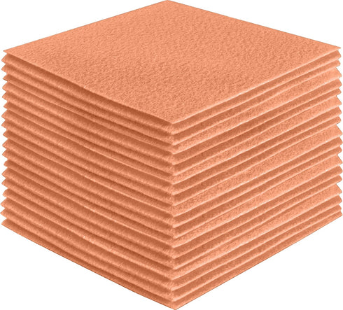 FabricLA Acrylic Felt Sheets for Crafts - Soft Precut 4" X 4" Inches (10cm X 10cm) Felt Squares - Use Felt Fabric Craft Sheets for DIY, Hobby, Cos...