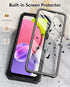 for Samsung Galaxy A03S Phone Case: Built in Hard Kickstand & Touch Protector Military Shockproof TPU Sturdy Soft Rugged Heavy Duty Armor Full Bod...