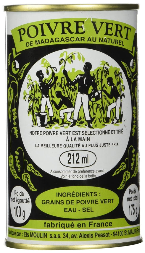 Madagascar Green Peppercorns in brine 3.52 oz,100g ,1 PACK...