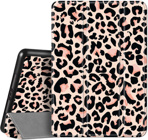 Hi Space for iPad 9th 8th 7th Generation Case for iPad 10.2 Case with Pencil Holder 2021 2020 2019, Leopard Print Cheetah Protective Shockproof Co...