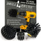 Cleaning Accessories Industrial Brushes - Baked on Food, Electric Smoker, Drill Brush Attachments for Stain and Rust Remover - BBQ Cleaning Kit Wa...