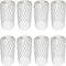 8PCS Gutter Guard Strainer Aluminum Downspout Mesh Filter Preventing Blockage Leaves Debris from Clogging Pipes(3 inch) (8)...