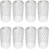 8PCS Gutter Guard Strainer Aluminum Downspout Mesh Filter Preventing Blockage Leaves Debris from Clogging Pipes(3 inch) (8)...