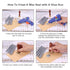 Yoption Wax Seal Kit, Snowflake Wax Seal Stamp, 10pcs Silver Glue Gun Sealing Wax Sticks and Wax Seal Pen, Great for Wedding Invitations, Christma...