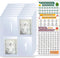 100 Envelope Money Saving Challenge Binder Replacement, 25 Sheets A5 Binder Inserts and 3 Trackers, Pre-labeled 1-100, Cash Stuffing Envelopes,Sav...