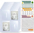 100 Envelope Money Saving Challenge Binder Replacement, 25 Sheets A5 Binder Inserts and 3 Trackers, Pre-labeled 1-100, Cash Stuffing Envelopes,Sav...