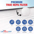 LifeSupplyUSA True HEPA Filter Replacement Compatible with Hunter 30610, 30611, 40882, 40884, 408841 Air Purifier...