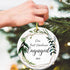 Engaged Ornament 2023 Christmas Decoration - Wedding Shower & Just Married Gift - Engraved...