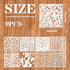 9 Pcs Camo Stencils for Spray Paint, Camouflage Spray Paint Templates Camo Pattern Stencil Kit Camo Paint Stencils for Boat Metal DIY Crafts...