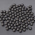 LPBeads 100PCS 8mm Natural Black Lava Beads Gemstone Round Loose Beads for Jewelry Making with Crystal Stretch Cord...