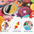 100 Piece puzzels for Kids Ages 4-8 8-10 3-5 jigsaws for Children Age 4 5 6 7 8 Jigsaw Puzzles for Children Kids Tollder Boys Grils Puzzle Doughnu...